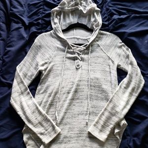 American eagle soft and sexy lace up top